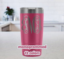 Monogram 20oz Travel Mug, Polar Camel High Quality tumbler, 12 different colors, personalized stainless steel travel mug, custom gift