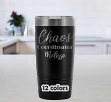 Chaos Coordinator custom Travel Mug, Wedding Planner Tumbler, 20oz stainless steel, Wedding Planner Gift, Event Planner Mug, Mom Life Mug