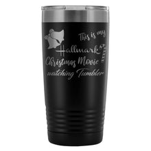 Hallmark Christmas 20oz Travel Mug, Hallmark Christmas Movie Watching Mug, Hallmark Tumbler, Christmas Tumbler, Christmas Gift,Coworker Gift