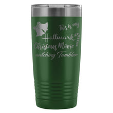 Hallmark Christmas 20oz Travel Mug, Hallmark Christmas Movie Watching Mug, Hallmark Tumbler, Christmas Tumbler, Christmas Gift,Coworker Gift