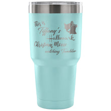 Personalized Hallmark Christmas 30oz Travel Mug, Hallmark Christmas Movie Watching Tumbler, Christmas Tumbler, Christmas Gift, Coworker Gift
