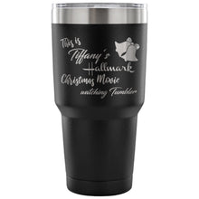 Personalized Hallmark Christmas 30oz Travel Mug, Hallmark Christmas Movie Watching Tumbler, Christmas Tumbler, Christmas Gift, Coworker Gift
