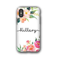 Watercolor Flowers iPhone XI Case, personalized with name, iPhone XR case, iPhone xs max, iPhone 8 Plus, Galaxy S10, Galaxy Note 9 floral