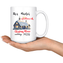 Personalized Hallmark Christmas Movie Mug, Christmas movie watching mug 15oz, Holiday Mug, Movie Watching Coffee Mug, Christmas gift for her