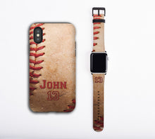 Baseball personalized iPhone 11 case customized with name & number iPhone 8 iPhone 6 Samsung Galaxy S7 Galaxy S8 Galaxy Note 8 gift for boys