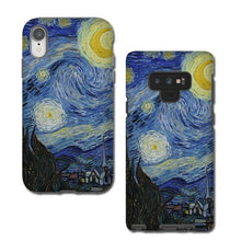 van Gogh Starry Night iphone XS MAX case crescent moon Galaxy Note 9 Samsung Galaxy Note 8 iPhone XR iPhone 8 Samsung Galaxy S8 Galaxy Note8