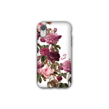 Roses and butterfly iPhone case & Apple Watch Band Set, personalized phone case and watch band, initial iPhone case, faux leather, 38 /42 mm