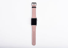 Polka Dots Apple Watch Band 42mm women, blush pink iwatch band, artificial leather, 38mm, 42mm, fits series 1 2 3 and 4, Apple watch strap