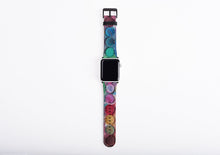 Apple Watch Band Paintbox,Watercolor Palette faux leather iWatch strap, 38mm, 42mm, Art Apple watch band, gift art lovers, art teachers gift