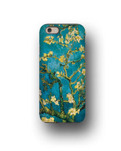 Almond Blossoms Van Gogh iPhone case & Apple Watch Band, apple watch strap phone case set, iPhone XS, iPhone 8 plus faux leather, 38 / 42 mm