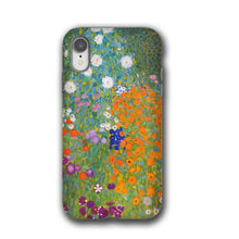 Gustav Klimt Cottage Garden Apple Watch band and iPhone case set, apple watch strap, iPhone XS case, iPhone 8, iPhone xr, faux vegan leather