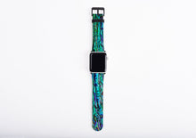Abalone Shell Apple Watch Band 38mm women, faux leather Apple Watch Band, Apple watch strap 38mm, 40mm, 42mm, 44mm, fits all series