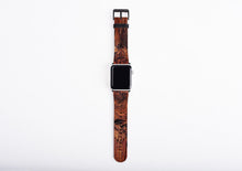 Apple Watch Band for men, artificial leather, wood design, 38 mm, 42 mm, Apple iwatch series 4 band, Apple watch strap for him in gift box