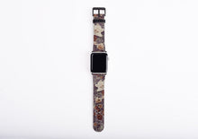 Apple Watch Band, Shabby Chic Roses, 38mm, 42mm, 40 mm, 44 mm, artificial leather, fits all series, whimsical Apple watch strap for women