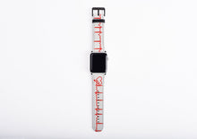 Apple Watch Band Heartbeat EKG, nurse graduation gift, Doctor graduation gift, RN faux leather iWatch band, Apple watch band stethoscope