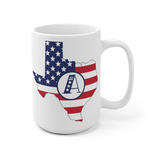 State Mug with initial Personalized, Texas ceramic coffee cup, Texas Mug, custom coffee cup, 2 different sizes, Custom America Mug,patriotic
