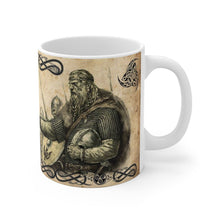 See you in Valhalla Mug, Norse mythology ceramic coffee mug, Viking gift, Odin, Viking Valhalla Cup, Odin's ravens, 11 or 15 oz, Odin Mug