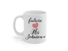 Future Mrs Mug, Custom Soon to be Mrs Mug, Custom Future Mrs Cup, Personalized Future Mrs Mug, Engaged Mug, Engagement Gift Engagement Party