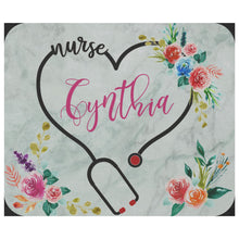 Personalized Nurse Mousepad, RN custom mouse pad, Nurse Desk Accessories, Personalized Gift for nurses, nurse graduation gift under 20