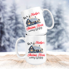 Christmas Movie Mug, Custom Name Christmas movie watching mug,  Holiday Coffee Mug with name, Movie Watching Tea Cup, Christmas mug for her