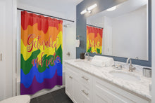 LGBT Pride Get Naked and Wet Shower Curtain Bath Mat Bath Towel, Gay Pride Bathroom Decor Sexy Rainbow Bathroom Design, sassy bathroom idea