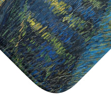 van Gogh Starry Night Over The Rhone Shower Curtain, Bath Towel, van Gogh Bath Mat, Art Bathroom Decor, art teacher shower curtain, stars