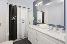 Mr and Mrs Shower Curtain and Bath Mat Set, Bride and Groom gift, funny wedding gift, his side her side shower curtain, bridal shower gift