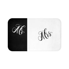 Mr and Mrs Shower Curtain and Bath Mat Set, Bride and Groom gift, funny wedding gift, his side her side shower curtain, bridal shower gift