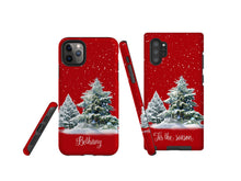 Christmas Phone Case Red, personalized, iPhone 11 Pro, Samsung s10e, Samsung Galaxy Note 10 Plus, iPhone XR, Galaxy S10, iPhone 8, Galaxy S9
