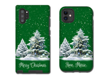Green Christmas Phone Case, customized, iPhone 11 Pro Max, Samsung Note 10 plus, Galaxy S9, iPhone XS Max, iPhone XR, Galaxy S10, iPhone 8
