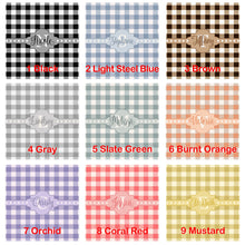 Buffalo Plaid Shower Curtain, Farmhouse Plaid Buffalo Check Bath Mat, monogram lumberjack shower curtain, Farmhouse Bath Decor, many colors
