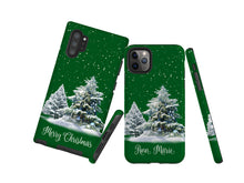 Green Christmas Phone Case, customized, iPhone 11 Pro Max, Samsung Note 10 plus, Galaxy S9, iPhone XS Max, iPhone XR, Galaxy S10, iPhone 8