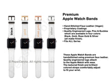 LGBT Pride Apple Watch Band 38mm 40mm 42mm 44,mm, rainbow colors faux leather Apple watch strap, fits series 1 2 3 and 4, Apple iWatch strap