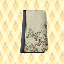 Vintage design dragonfly and butterfly inspired floral iPhone 6 Plus case Samsung Galaxy Note 4 Note 3 Galaxy S4 wallet case iPhone 6