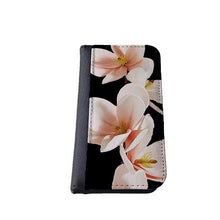 Magnolia iPhone wallet case floral phone case beautiful Samsung Galaxy S5 iPhone 4 iPhone 6s plus iPhone 5c case big flowers apricot blossom