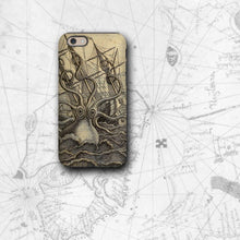Samsung Galaxy S9 Kraken Giant Octopus iPhone 7 Case Gift for Men Samsung Galaxy S8 iPhone 6s iPhone X iPhone 8 Case Vintage Galaxy Note 9