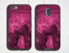 Agate stone iPhone 11 Case magenta crystal iPhone 7 Case Gemstone iPhone Case Samsung LG G7 Galaxy Note 8 Galaxy S8 iPhone SE iPhone 8 Plus