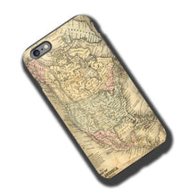 Samsung Galaxy S9 Vintage Antique Map North America iphone 7 iPhone 5 iPhone 6s Samsung Galaxy S6 iPhone 8 plus Galaxy Note 5 Galaxy S6 Edge