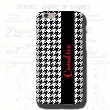 Samsung Galaxy Note 10 Houndstooth iPhone 11 Case, Personalized iPhone XR, iPhone 8, Galaxy S10E, iPhone 7 Plus, Galaxy classy iPhone 6 case