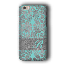 Vintage wallpaper Damask iPhone 7 case Personalized Turquoise Samsung Galaxy case iPhone 6 plus iPhone 6s case Samsung Galaxy S7 Edge case