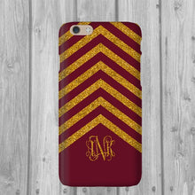 Maroon Gold chevron Glitter iPhone 6 case personalized monogram Samsung Galaxy S6 iPhone 6s plus iPhone 5 case Samsung Galaxy Note 9 case