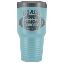 Football Coach Dorsey Wildcats 30oz