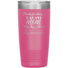 Badass Mom custom names 13 colors 20oz