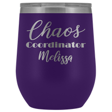 Chaos Coordinator wine tumbler 12oz