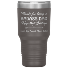 Badass Dad 30oz Jordan mya savannah mason madison