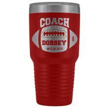 Football Coach Dorsey Wildcats 30oz