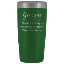 Georgia Thanks for being an awesome cousin.