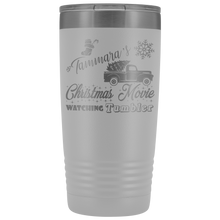 Christmas Movie Watching Tumbler Tammara 20oz