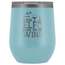 This elf runs on wine wine tumbler