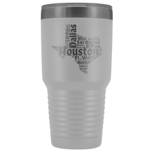 Texas Word Art 30oz